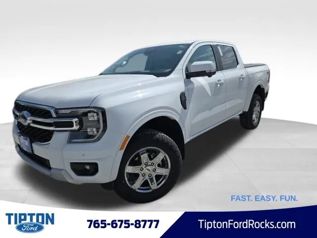 White 2025 Ford Ranger Lariat for sale in Tipton, IN