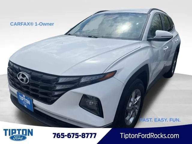 White 2023 Hyundai Tucson SEL for sale in Tipton, IN