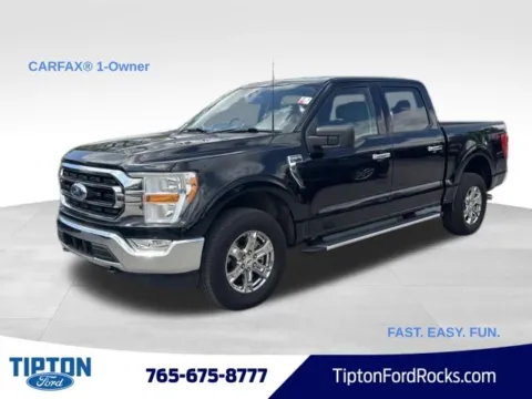 Black 2022 Ford F-150 XLT for sale in Tipton, IN