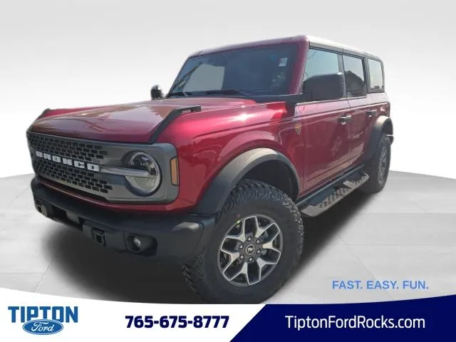 Red 2025 Ford Bronco Badlands for sale in Tipton, IN