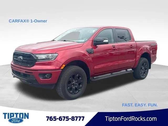 Red 2021 Ford Ranger Lariat for sale in Tipton, IN
