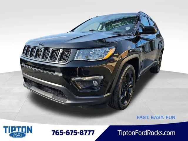 Black 2019 Jeep Compass Altitude for sale in Tipton, IN