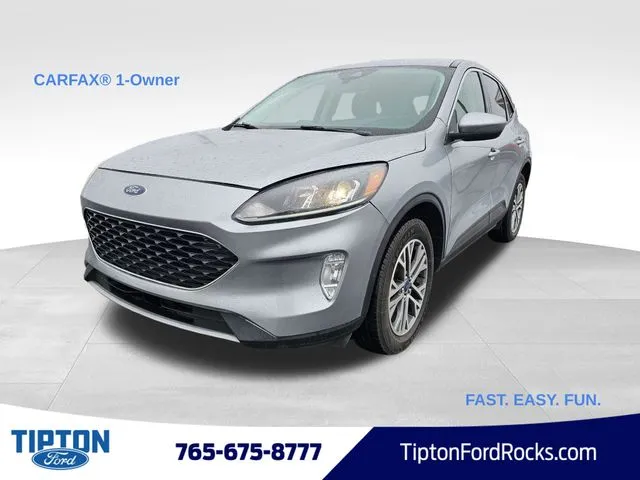Silver 2022 Ford Escape SEL for sale in Tipton, IN