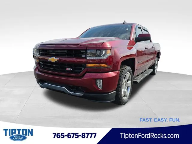 Red 2017 Chevrolet Silverado 1500 LT for sale in Tipton, IN