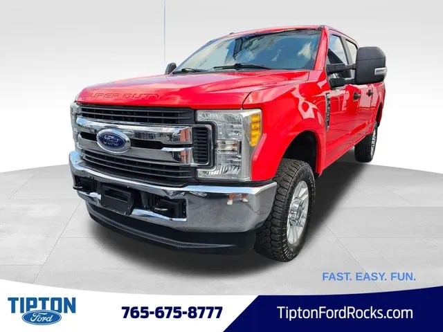 Red 2017 Ford F-250SD XL for sale in Tipton, IN