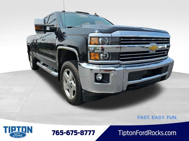 Black 2015 Chevrolet Silverado 2500HD LTZ for sale in Tipton, IN