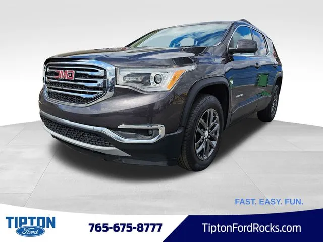 Used 2018 GMC Acadia SLT-1 with VIN 1GKKNULS8JZ142614 for sale in Tipton, IN