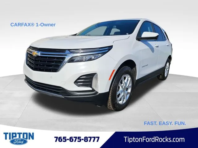 Used 2022 Chevrolet Equinox LT with VIN 3GNAXUEVXNL151828 for sale in Tipton, IN