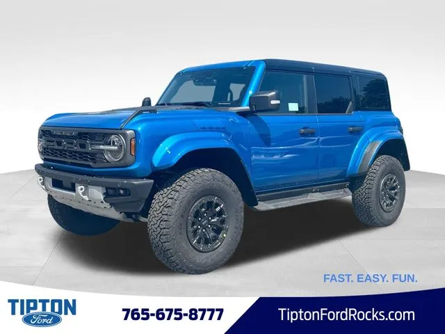 Blue 2025 Ford Bronco Raptor for sale in Tipton, IN