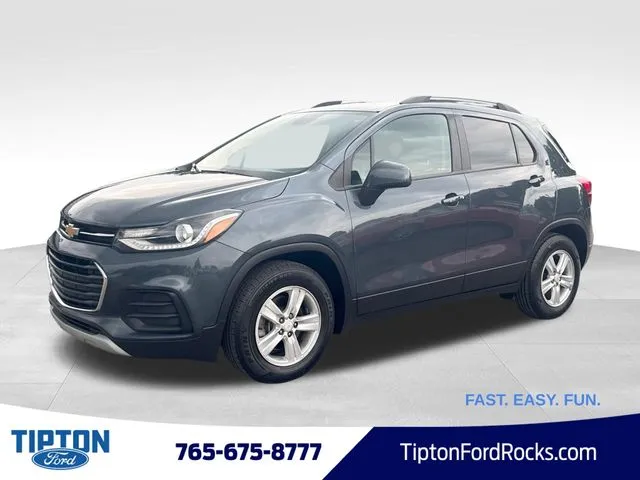 Gray 2021 Chevrolet Trax LT for sale in Tipton, IN