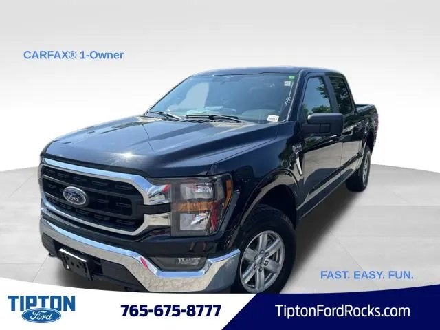 Black 2023 Ford F-150 XLT for sale in Tipton, IN