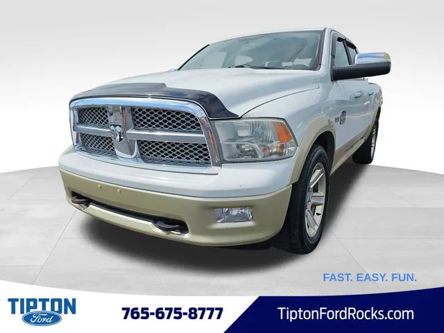 White 2012 Ram 1500 Laramie Longhorn for sale in Tipton, IN