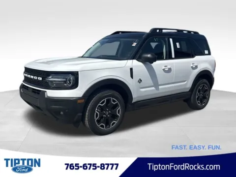 White 2025 Ford Bronco Sport Outer Banks for sale in Tipton, IN