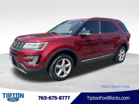 Red 2017 Ford Explorer XLT for sale in Tipton, IN