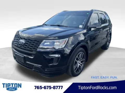 Black 2018 Ford Explorer Sport for sale in Tipton, IN