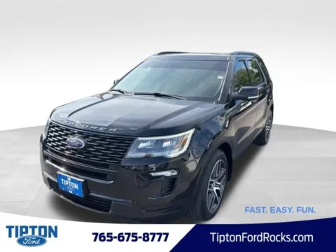 Black 2018 Ford Explorer Sport for sale in Tipton, IN