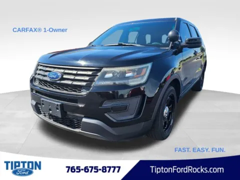 Black 2016 Ford Utility Police Interceptor for sale in Tipton, IN