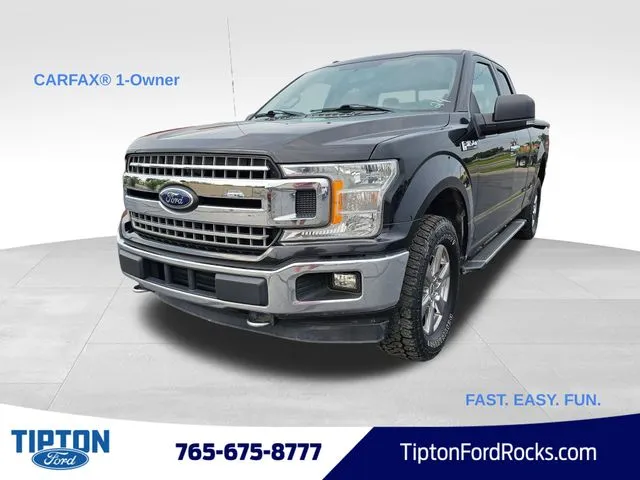 Black 2018 Ford F-150 XLT for sale in Tipton, IN