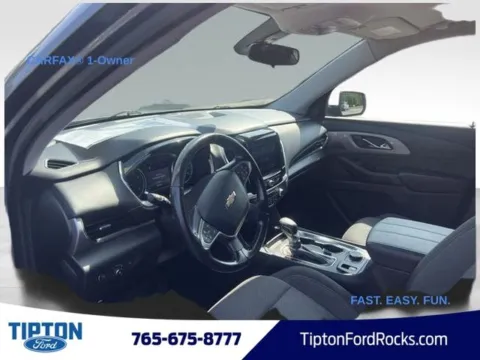 Gray 2021 Chevrolet Traverse LT for sale in Tipton, IN