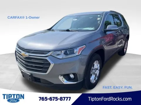 Gray 2021 Chevrolet Traverse LT for sale in Tipton, IN