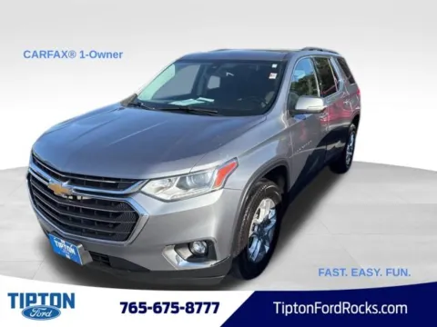 Gray 2021 Chevrolet Traverse LT for sale in Tipton, IN
