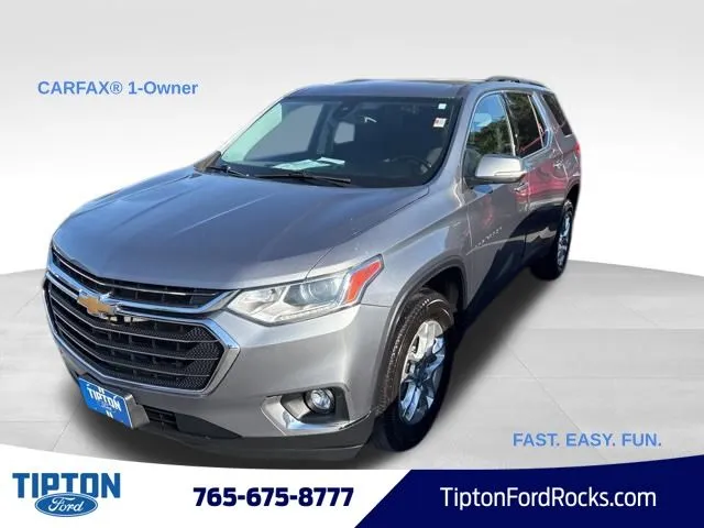 Gray 2021 Chevrolet Traverse LT for sale in Tipton, IN