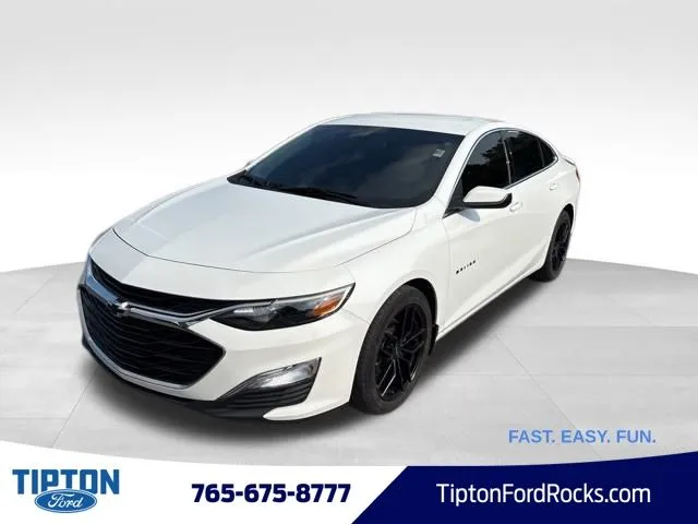 White 2021 Chevrolet Malibu RS for sale in Tipton, IN