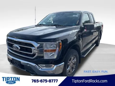 Black 2021 Ford F-150 XLT for sale in Tipton, IN