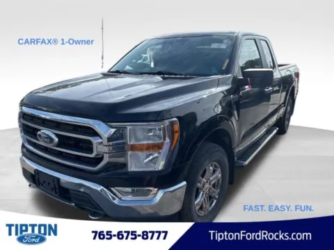 Black 2021 Ford F-150 XLT for sale in Tipton, IN