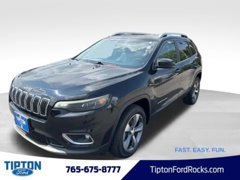 Black 2019 Jeep Cherokee Limited for sale in Tipton, IN