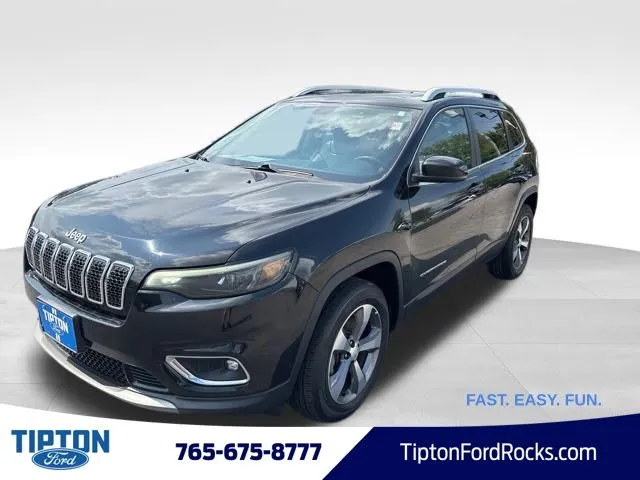Black 2019 Jeep Cherokee Limited for sale in Tipton, IN