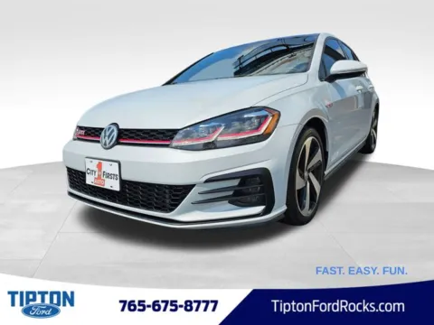 Blue 2019 Volkswagen Golf GTI 2.0T SE for sale in Tipton, IN