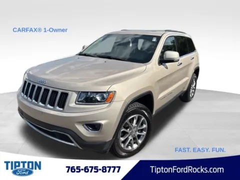 Beige 2014 Jeep Grand Cherokee Limited for sale in Tipton, IN