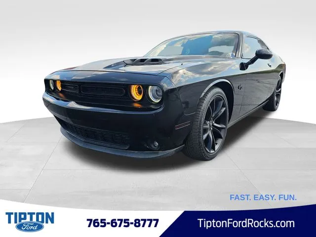 Black 2017 Dodge Challenger SXT for sale in Tipton, IN