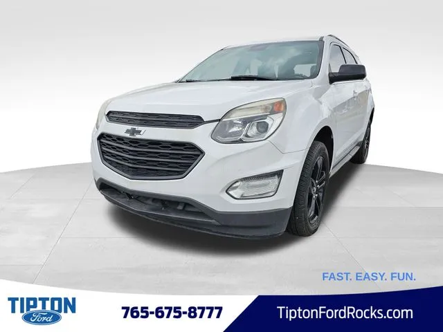 White 2017 Chevrolet Equinox LT for sale in Tipton, IN
