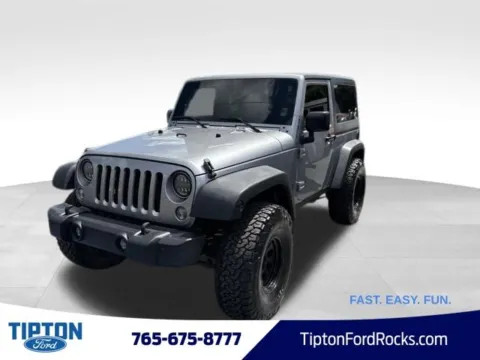 Silver 2017 Jeep Wrangler Sport for sale in Tipton, IN
