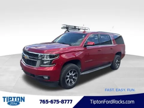 Red 2015 Chevrolet Suburban LT for sale in Tipton, IN