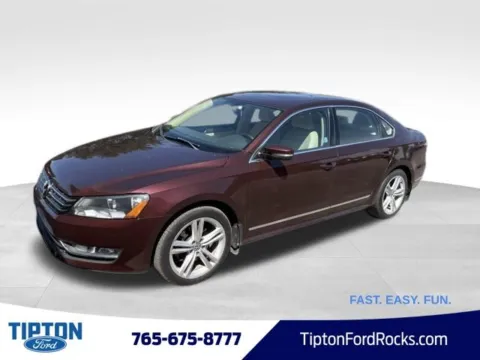 Red 2014 Volkswagen Passat TDI SE for sale in Tipton, IN