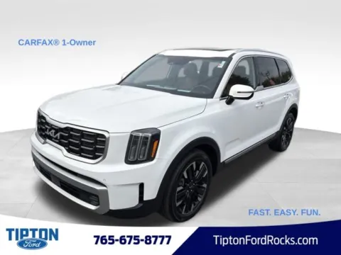 White 2023 Kia Telluride SX-Prestige for sale in Tipton, IN