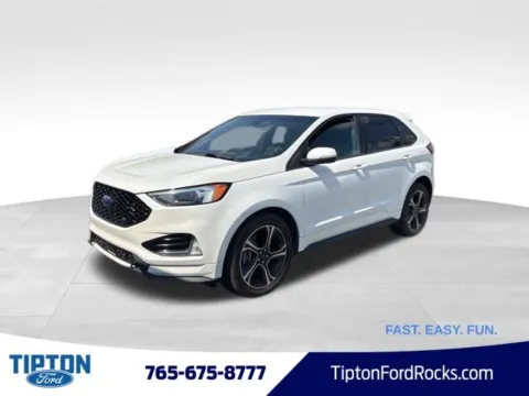 White 2020 Ford Edge ST for sale in Tipton, IN