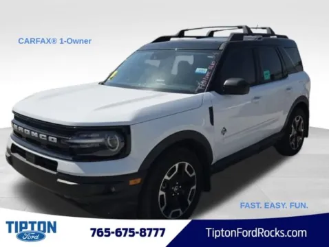 White 2021 Ford Bronco Sport Outer Banks for sale in Tipton, IN