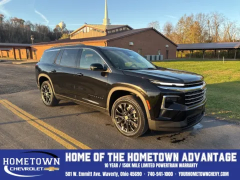 Black 2026 Chevrolet Traverse LT for sale in Waverly, OH