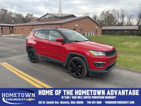 Red 2020 Jeep Compass Altitude for sale in Waverly, OH
