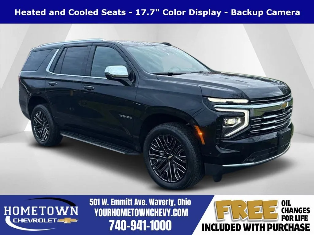 Black 2025 Chevrolet Tahoe Premier for sale in Waverly, OH