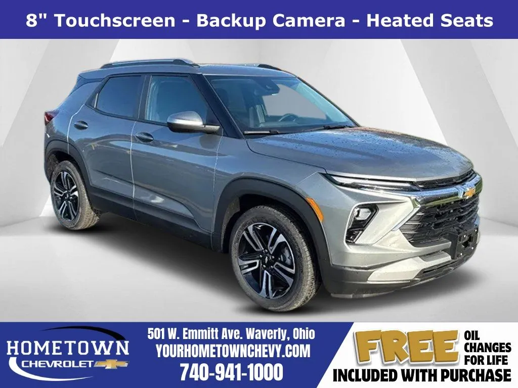 Gray 2025 Chevrolet TrailBlazer LT for sale in Waverly, OH