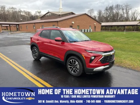Red 2026 Chevrolet TrailBlazer LT for sale in Waverly, OH