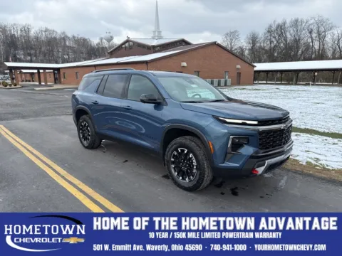 Blue 2026 Chevrolet Traverse Z71 for sale in Waverly, OH