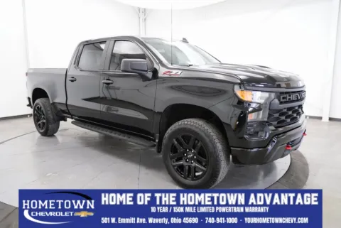 Black 2022 Chevrolet Silverado 1500 Custom Trail Boss for sale in Waverly, OH