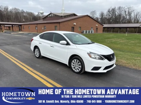 White 2019 Nissan Sentra S for sale in Waverly, OH