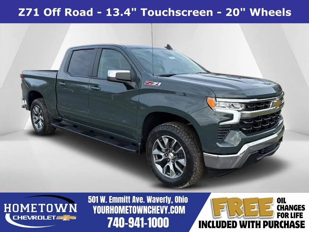 Gray 2026 Chevrolet Silverado 1500 LT for sale in Waverly, OH